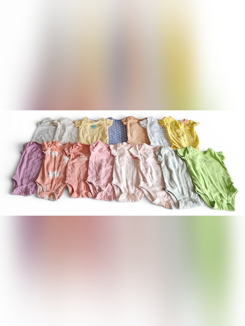 Carter's Short Sleeve Summer Bundle - 15 Pieces - Size 3M
